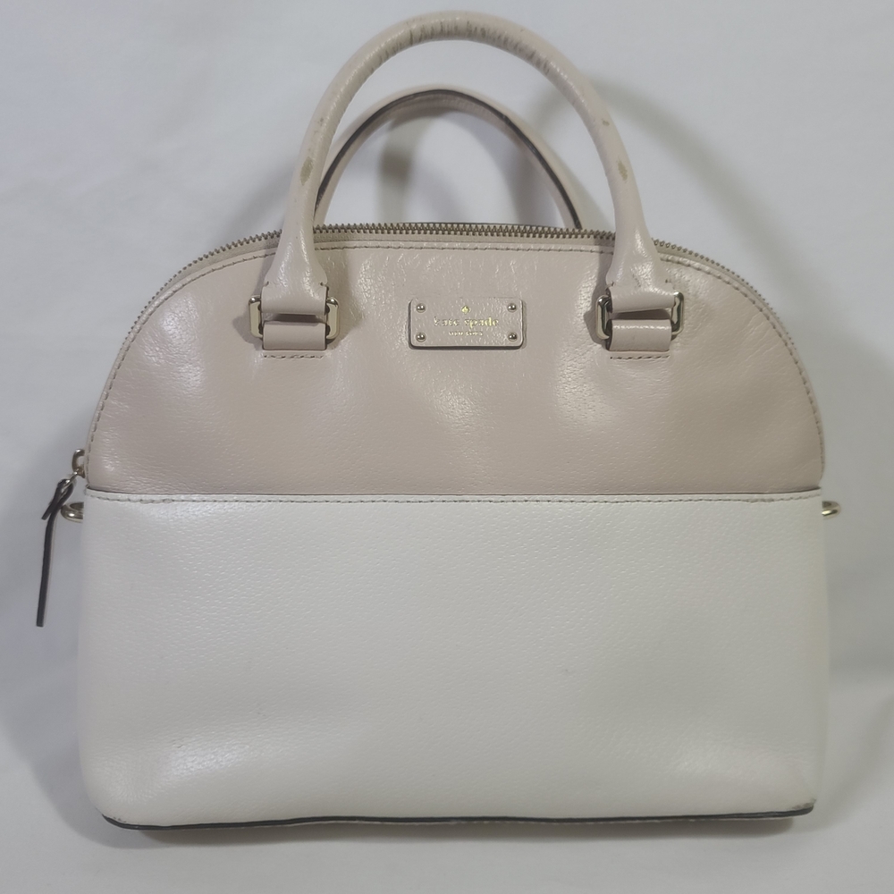 Kate Spade Beige and White Women's Bag